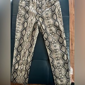 Zara brown Snake Pants
